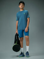 Technosport Kids Crew Neck Tshirt - B183 - HORIZON BLUE