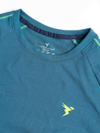 Technosport Kids Crew Neck Tshirt - B183 - HORIZON BLUE