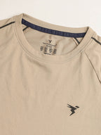 Technosport Kids Crew Neck Tshirt - B183 - OYSTER GRAY
