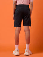 Technosport Kids Shorts (Cotflex) - B184 - BLACK