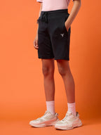 Technosport Kids Shorts (Cotflex) - B184 - BLACK