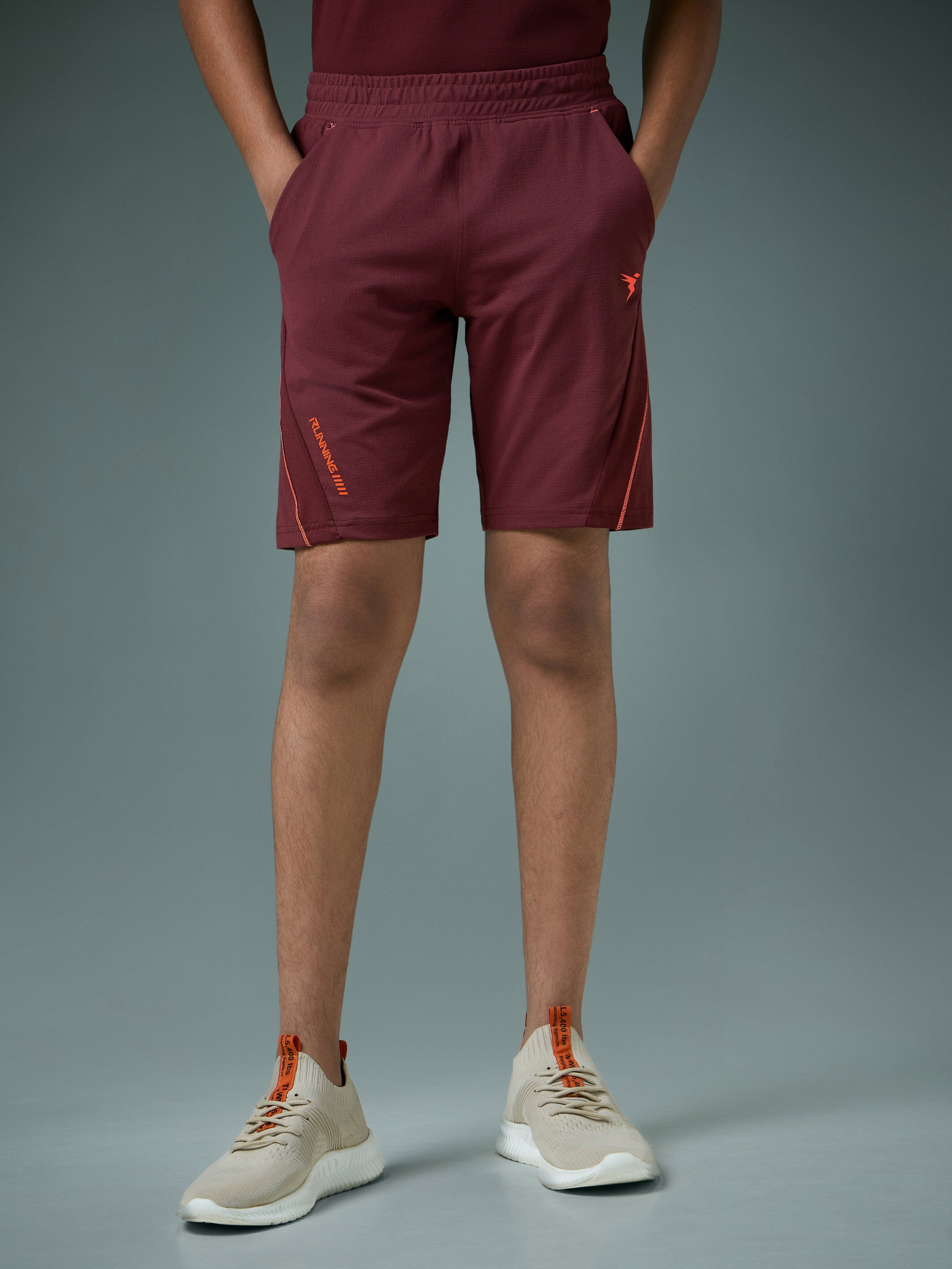 Technosport Kids Shorts (Cotflex) - B184 - CHOCOLATE TRUFFLE