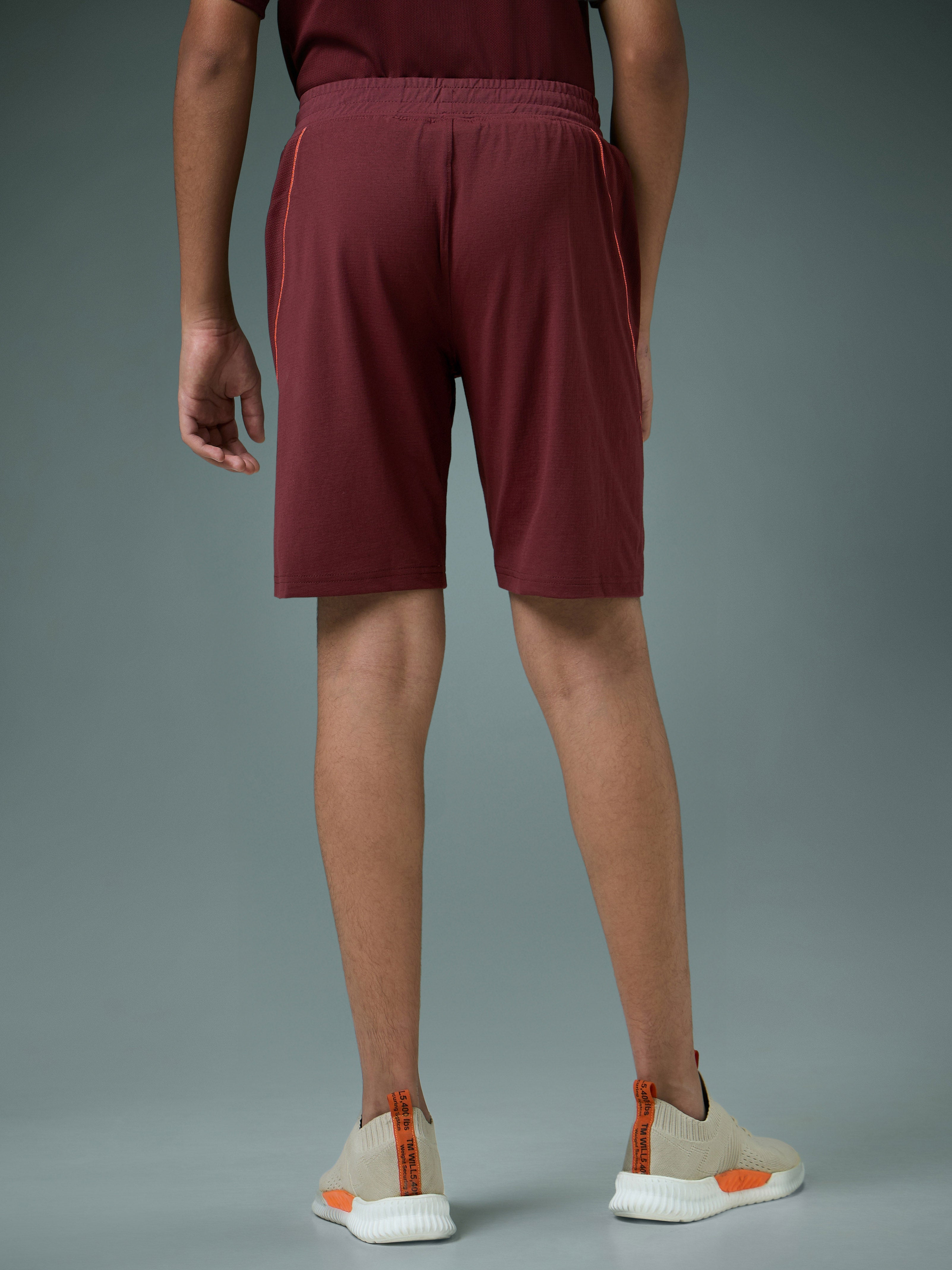 Technosport Kids Shorts (Cotflex) - B184 - CHOCOLATE TRUFFLE