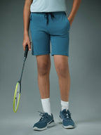 Technosport Kids Shorts (Cotflex) - B184 - HORIZON BLUE