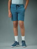 Technosport Kids Shorts (Cotflex) - B184 - HORIZON BLUE