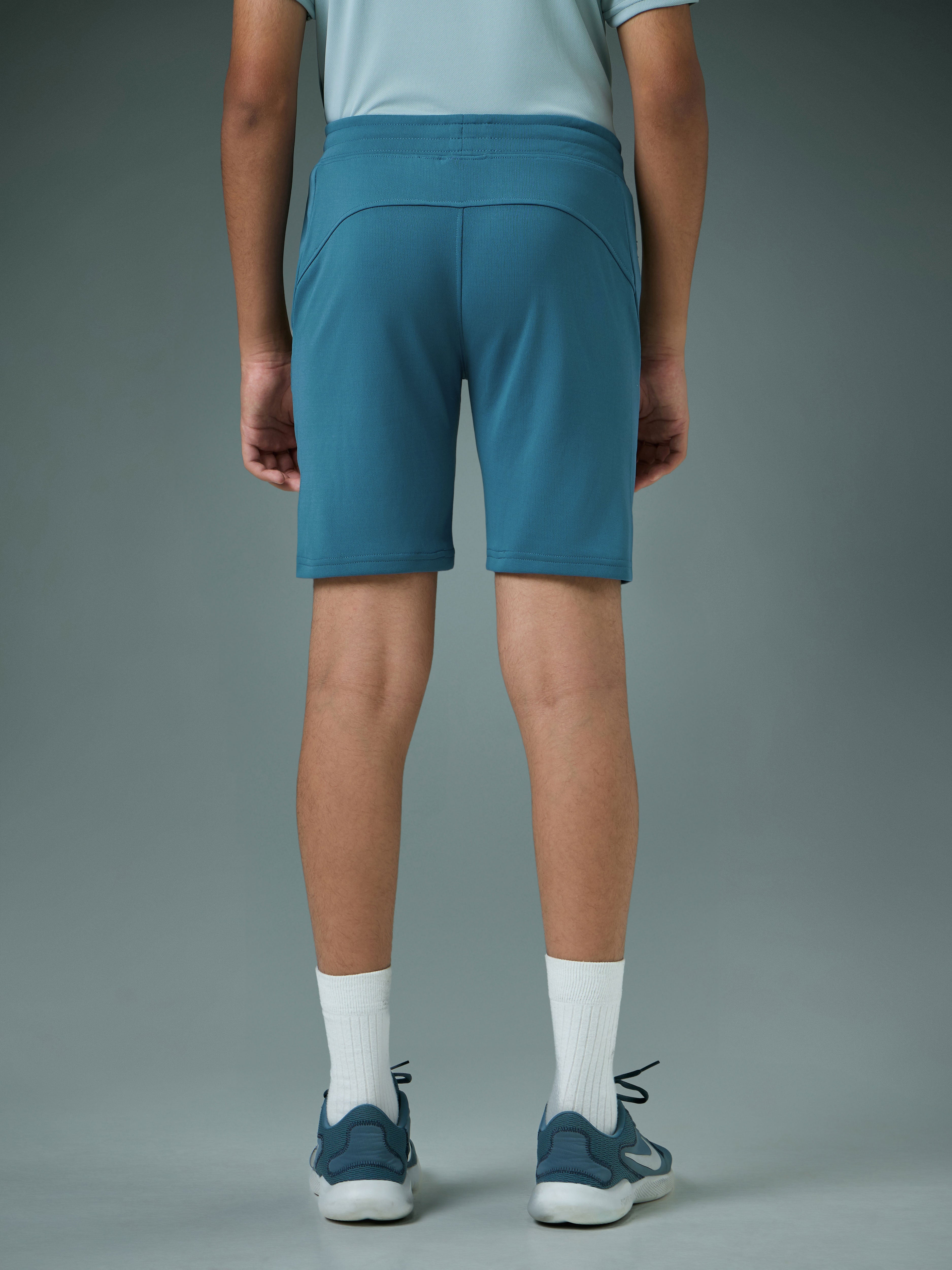 Technosport Kids Shorts (Cotflex) - B184 - HORIZON BLUE