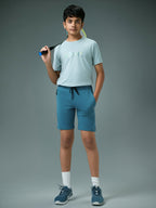 Technosport Kids Shorts (Cotflex) - B184 - HORIZON BLUE