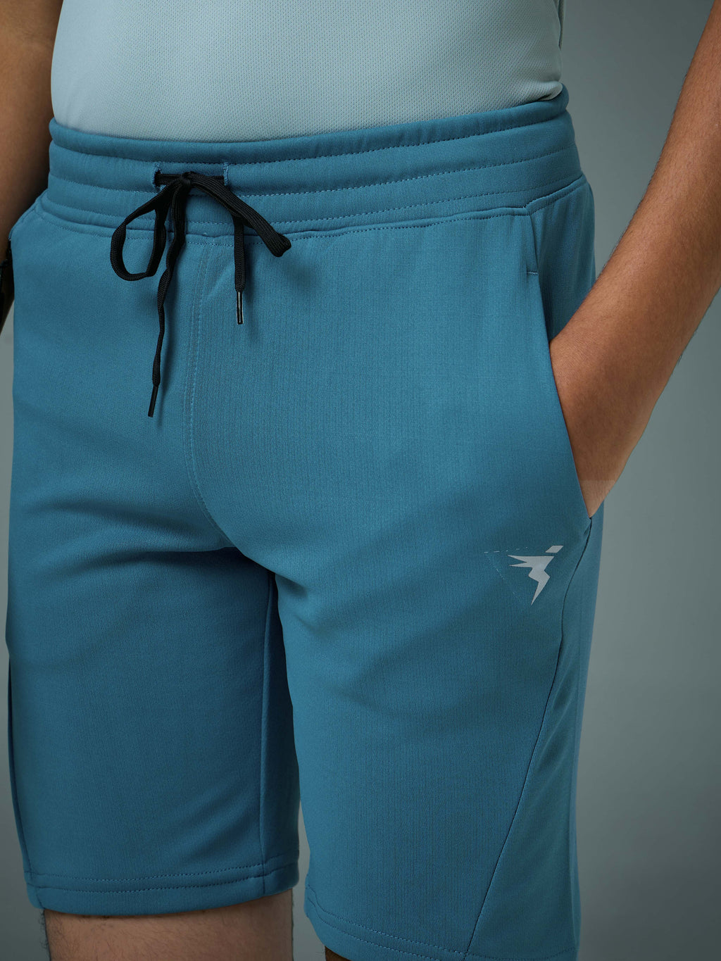 Technosport Kids Shorts (Cotflex) - B184 - HORIZON BLUE