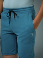 Technosport Kids Shorts (Cotflex) - B184 - HORIZON BLUE