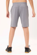 Technosport Kids Shorts (Cotflex) - B184 - LT GREY