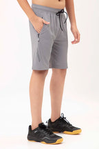 Technosport Kids Shorts (Cotflex) - B184 - LT GREY