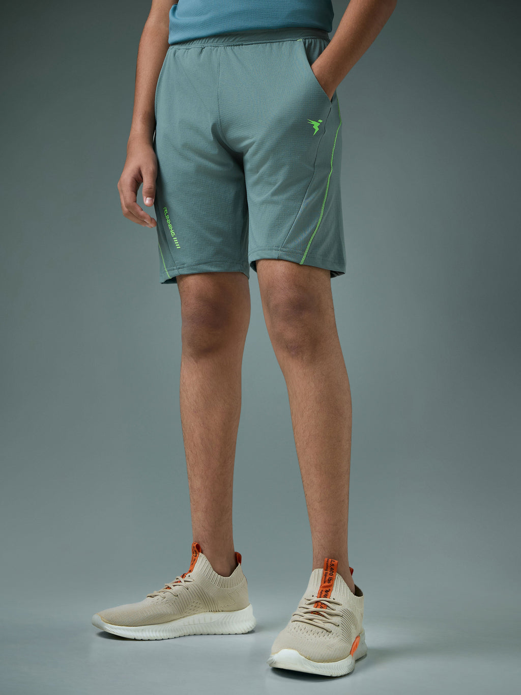 Technosport Kids Shorts (Cotflex) - B184 - NORTH ATLANTIC