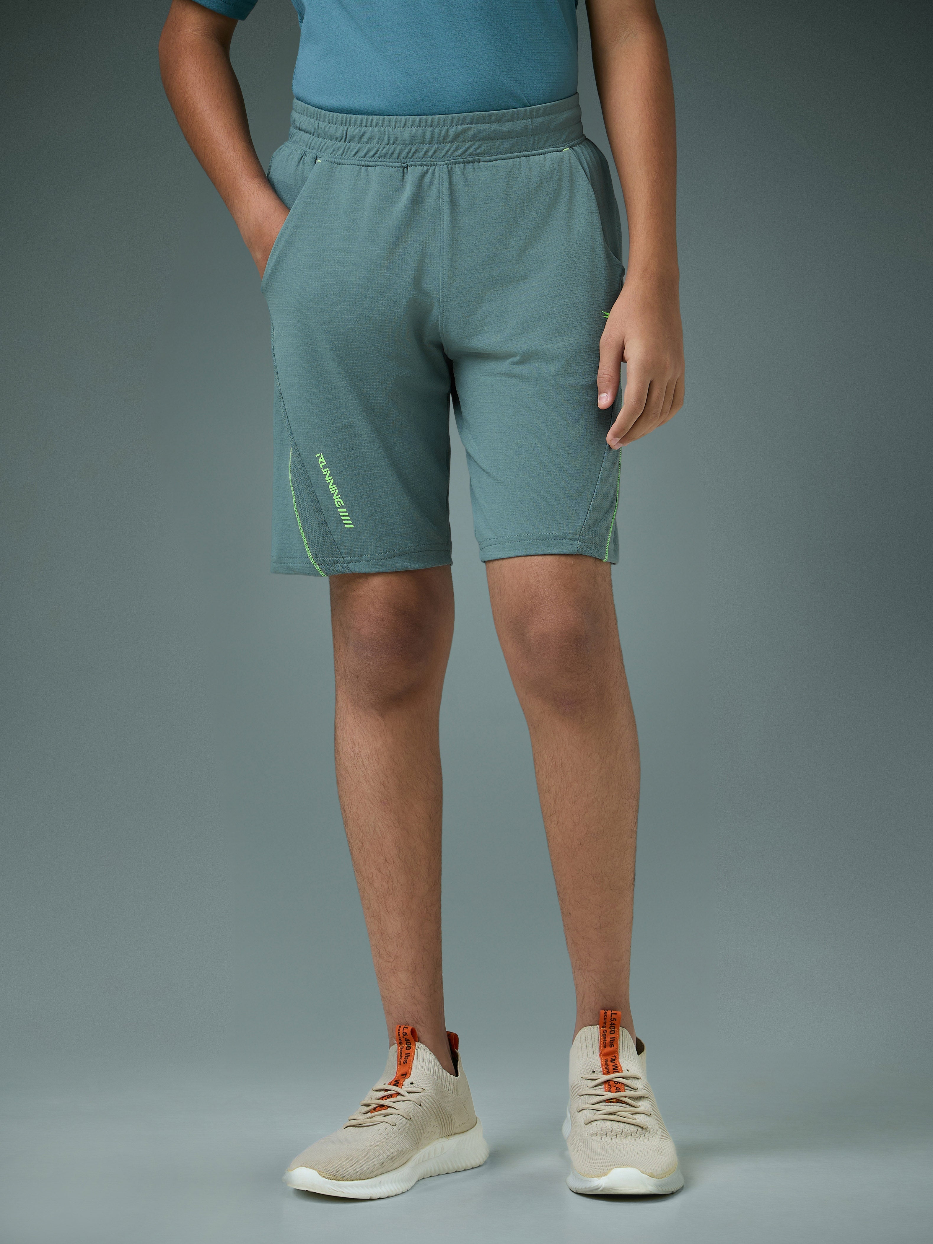Technosport Kids Shorts (Cotflex) - B184 - NORTH ATLANTIC