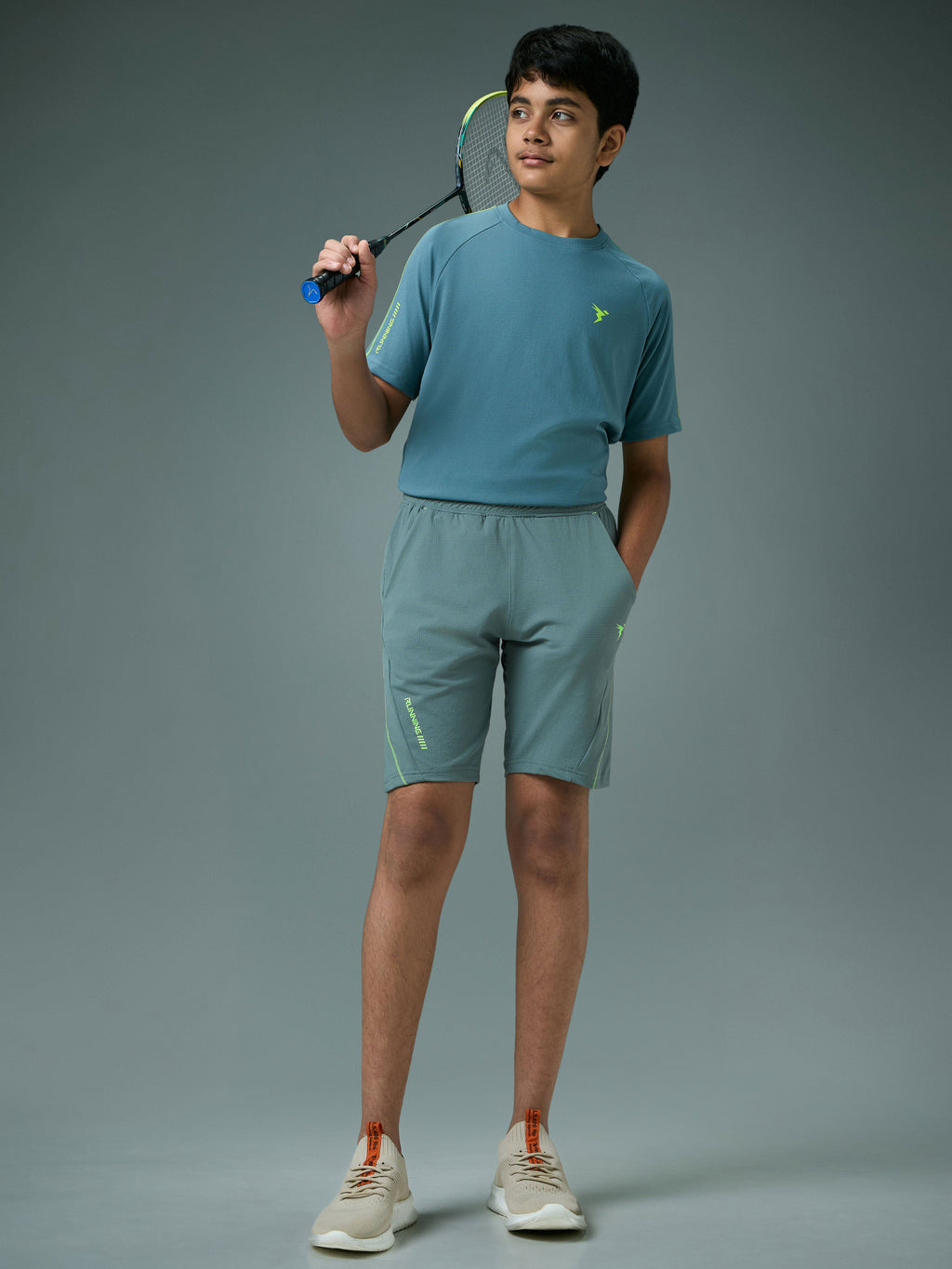 Technosport Kids Shorts (Cotflex) - B184 - NORTH ATLANTIC