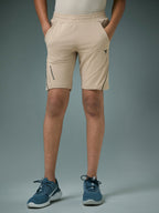 Technosport Kids Shorts (Cotflex) - B184 - OYSTER GRAY