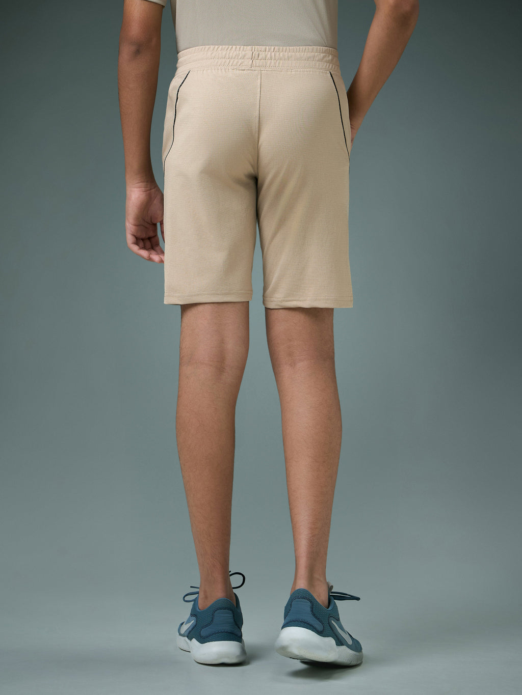 Technosport Kids Shorts (Cotflex) - B184 - OYSTER GRAY
