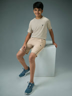 Technosport Kids Shorts (Cotflex) - B184 - OYSTER GRAY