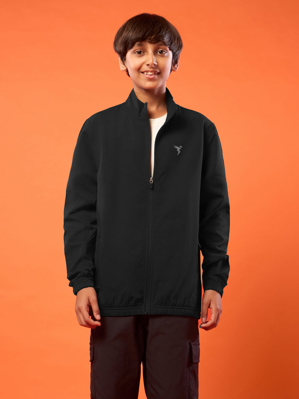 Technosport Kids Sports Jacket / Upper - BM86 - BLACK