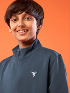 Technosport Kids Sports Jacket / Upper - BM86 - CARBON GREY