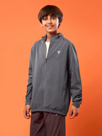 Technosport Kids Sports Jacket / Upper - BM86 - IRON GREY