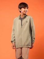 Technosport Kids Sports Jacket / Upper - BM86 - KHAKI