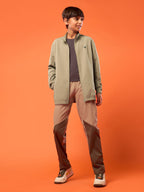 Technosport Kids Sports Jacket / Upper - BM86 - KHAKI