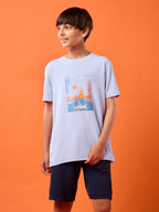 Technosport Kids Crew Neck Tshirt - BR121 - HEATHER