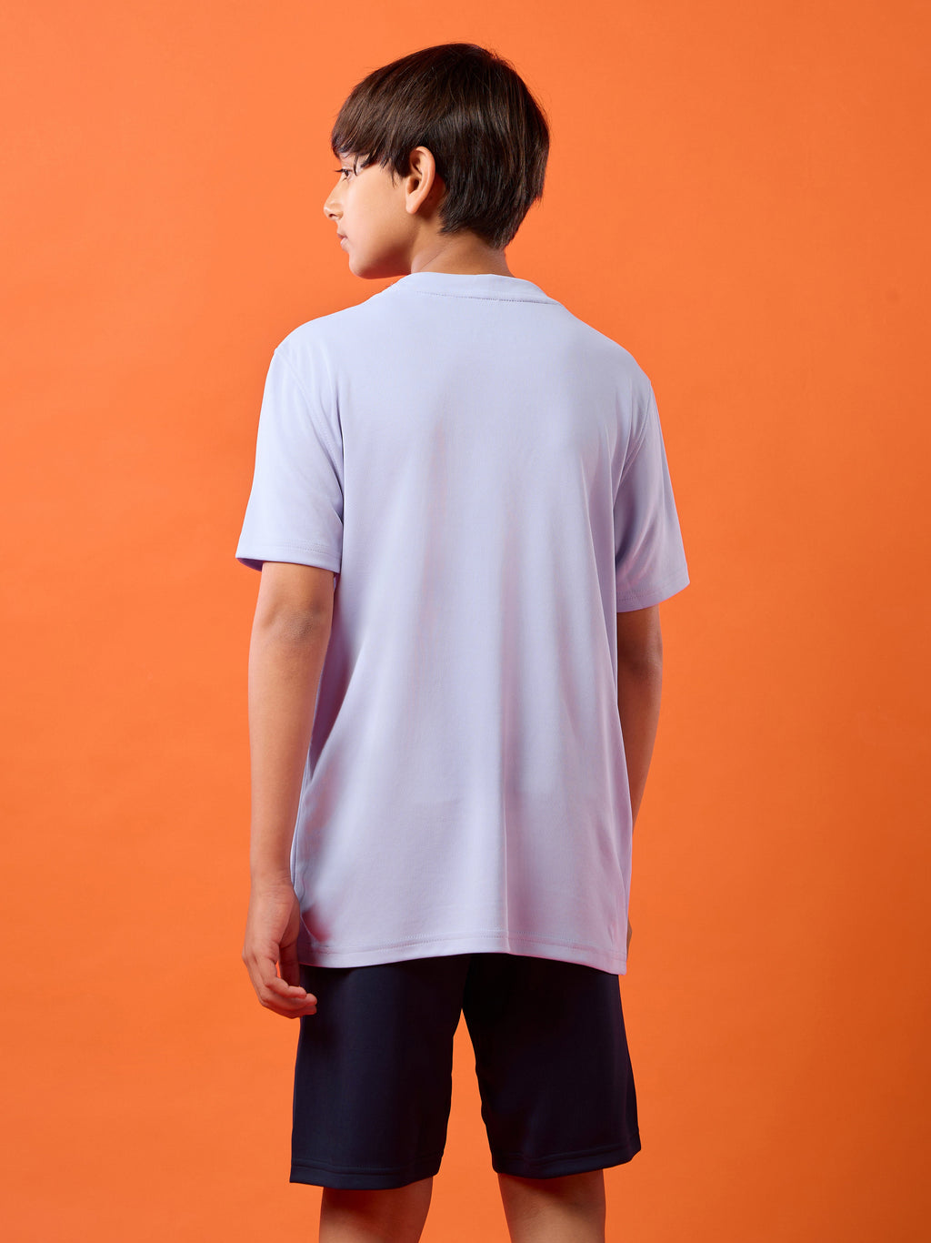 Technosport Kids Crew Neck Tshirt - BR121 - HEATHER