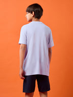Technosport Kids Crew Neck Tshirt - BR121 - HEATHER