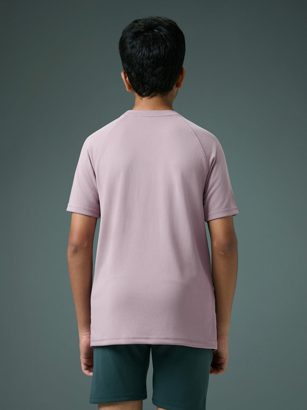 Technosport Kids Crew Neck Tshirt - BR121 - MODERN BROWN