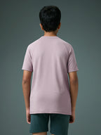Technosport Kids Crew Neck Tshirt - BR121 - MODERN BROWN