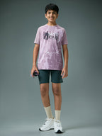 Technosport Kids Crew Neck Tshirt - BR121 - MODERN BROWN