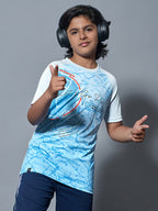 Technosport Kids Crew Neck Tshirt - BR121 - OMPHALODES