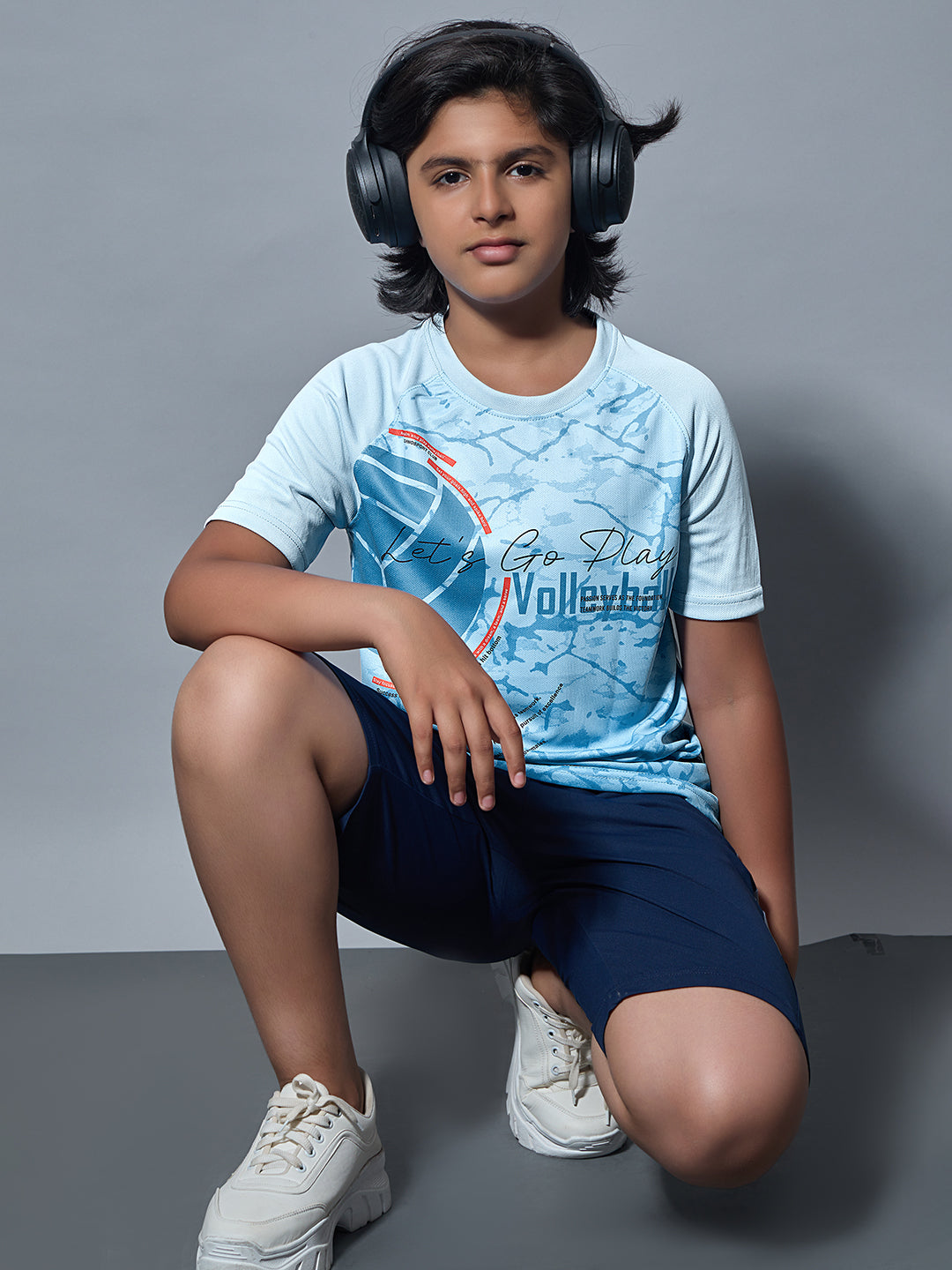 Technosport Kids Crew Neck Tshirt - BR121 - OMPHALODES