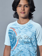 Technosport Kids Crew Neck Tshirt - BR121 - OMPHALODES