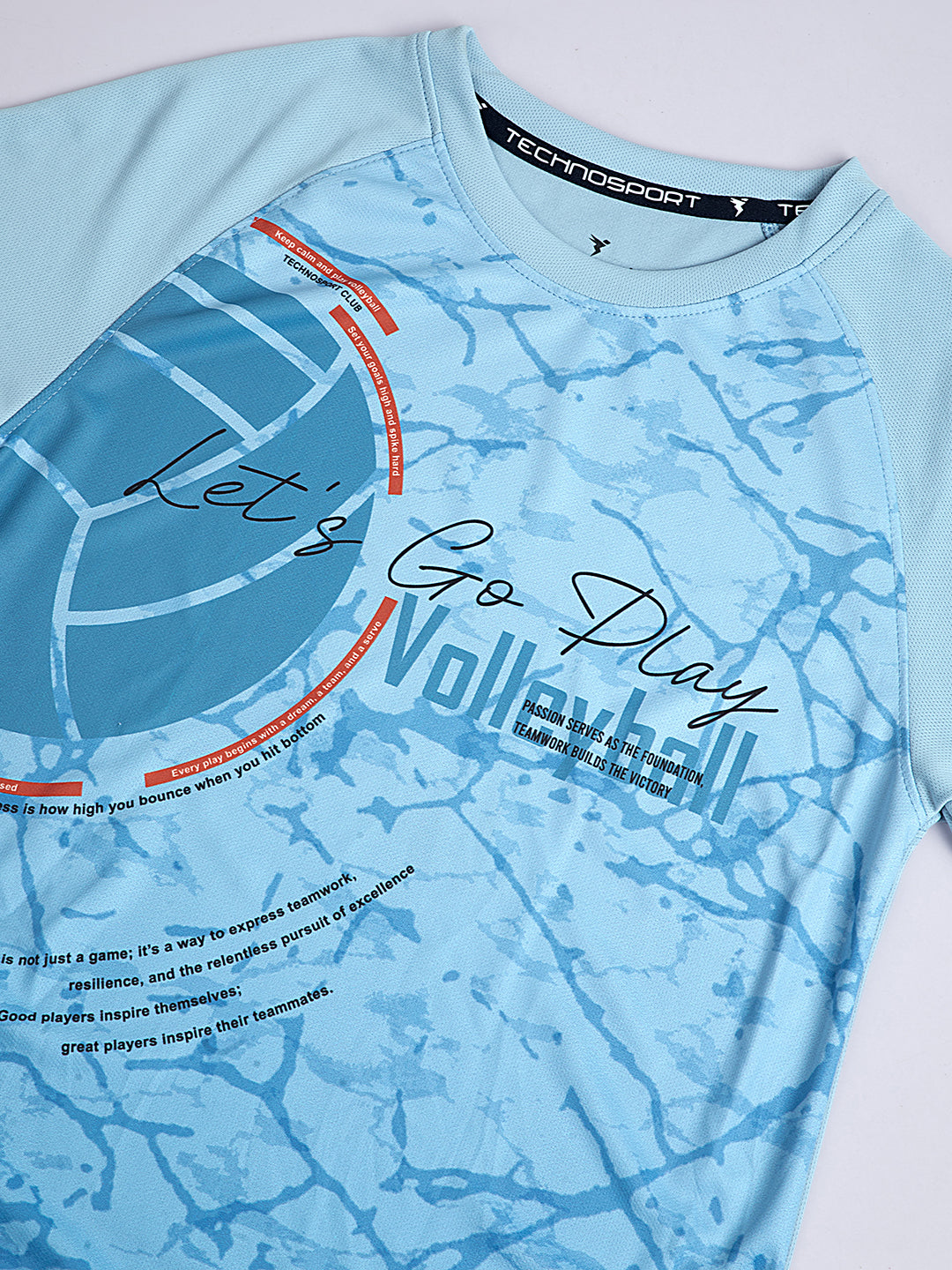 Technosport Kids Crew Neck Tshirt - BR121 - OMPHALODES