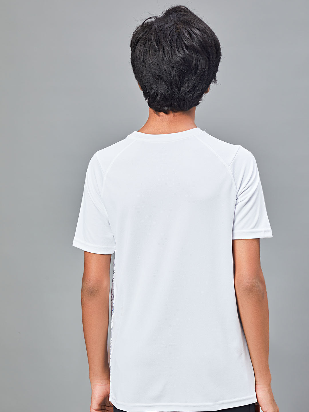 Technosport Kids Crew Neck Tshirt - BR121 - WHITE