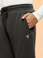 Technosport Kids Slim Fit Trackpant - BR25 - BLACK