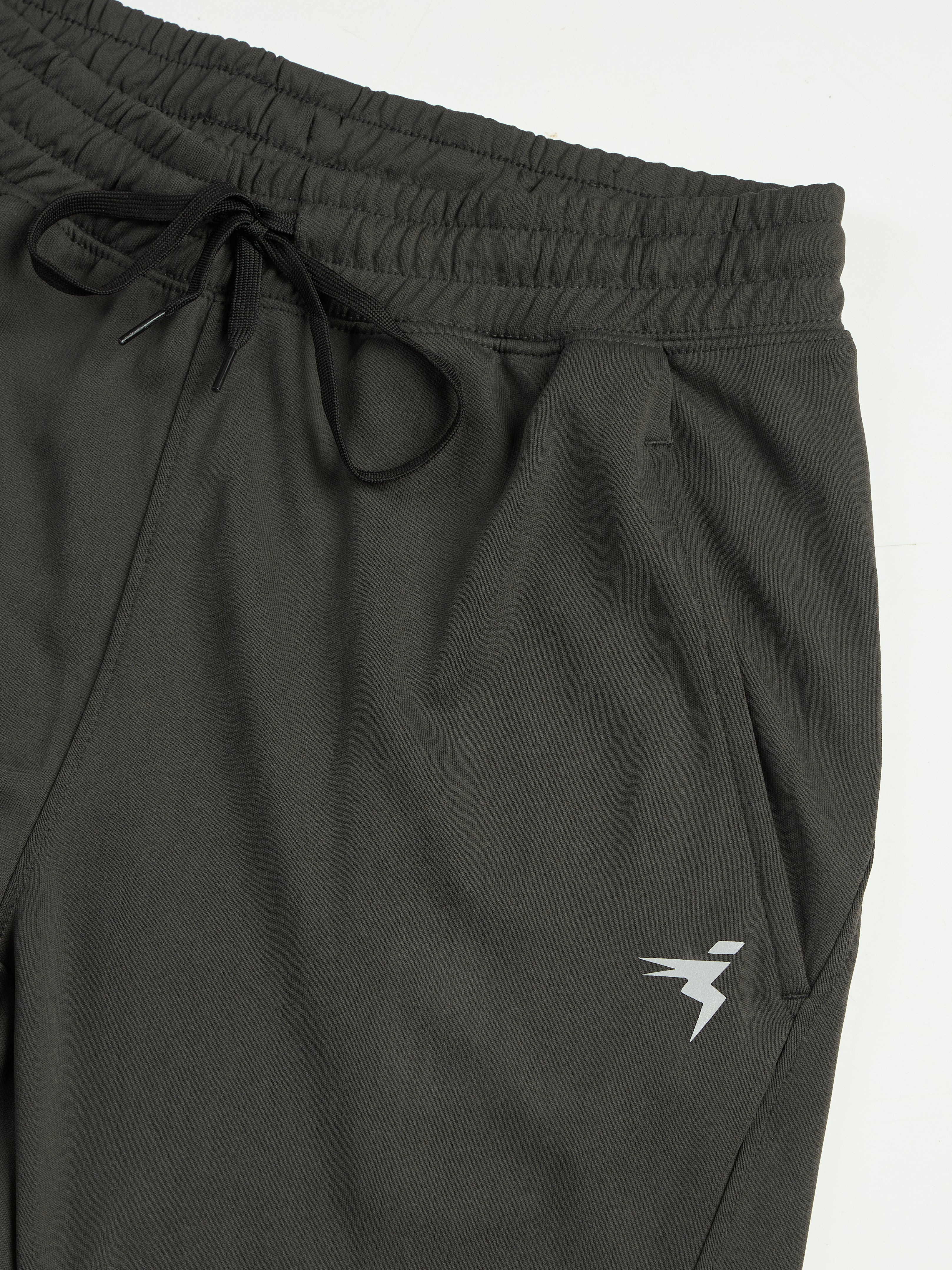 Technosport Kids Slim Fit Trackpant - BR25 - BLACK