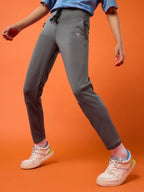 Technosport Kids Slim Fit Trackpant - BR25 - IRON GREY