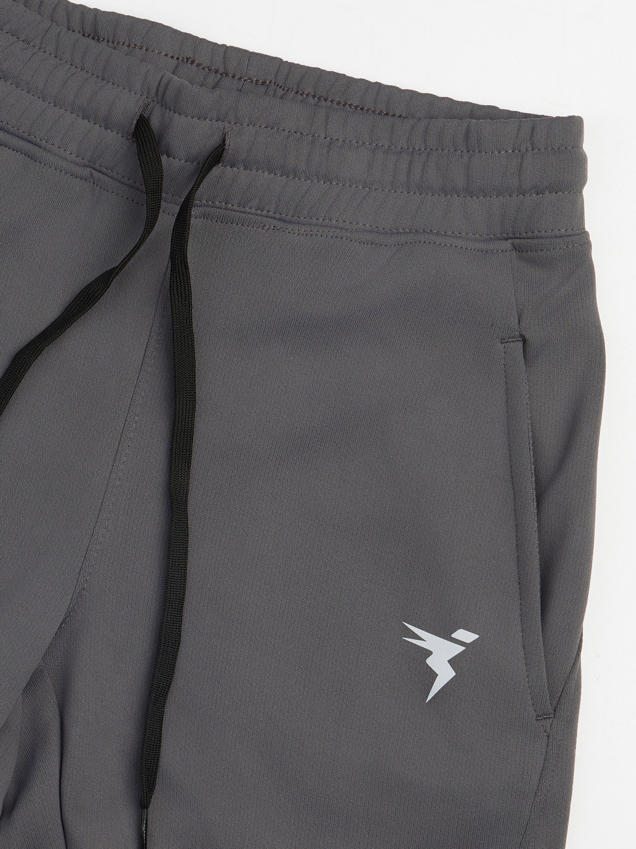 Technosport Kids Slim Fit Trackpant - BR25 - IRON GREY