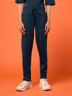 Technosport Kids Slim Fit Trackpant - BR25 - NAVY B