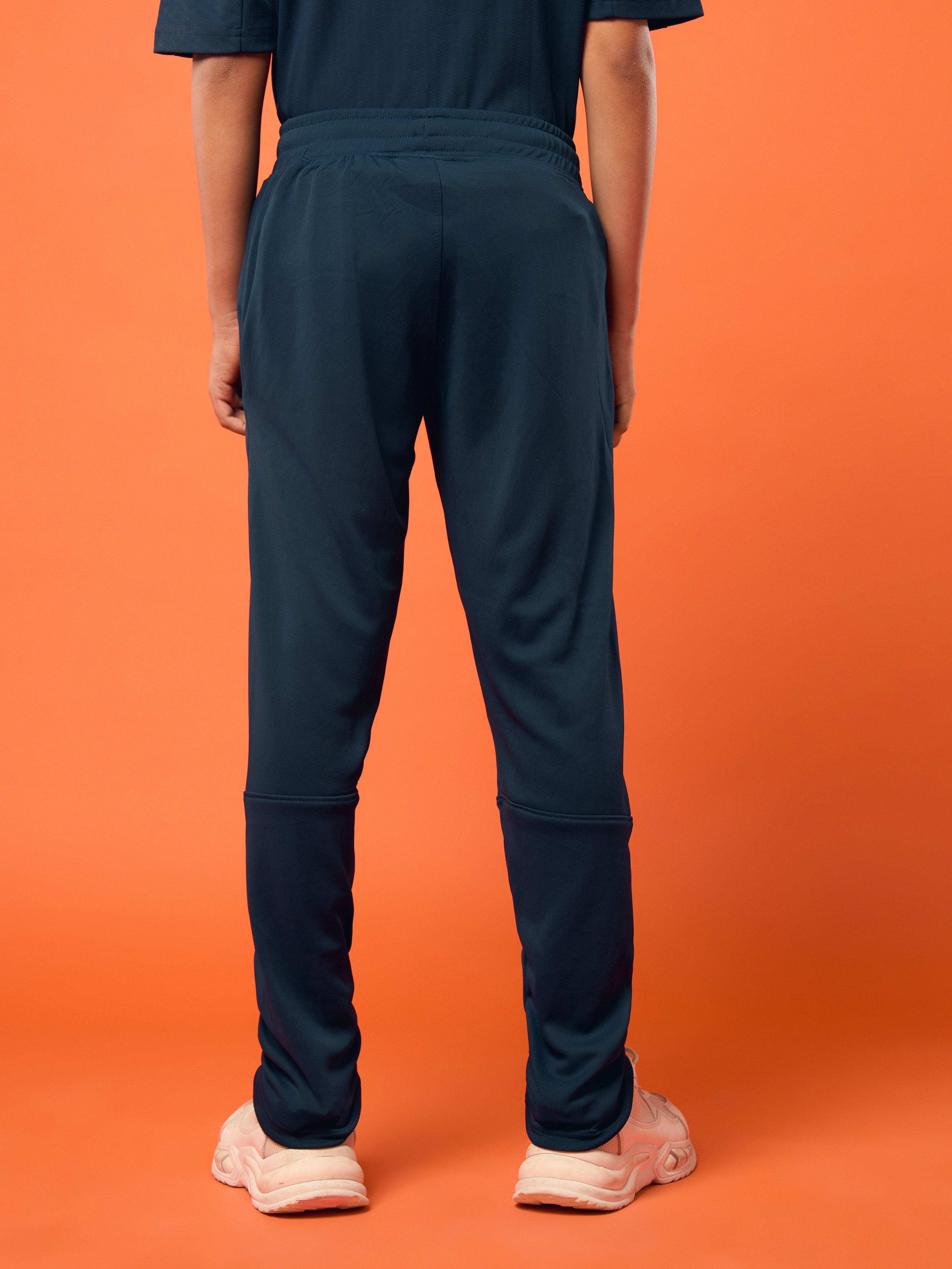 Technosport Kids Slim Fit Trackpant - BR25 - NAVY B