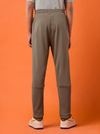 Technosport Kids Slim Fit Trackpant - BR25 - SMOKEY OLIVE