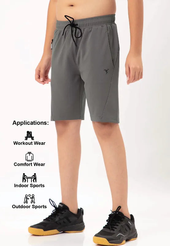 Technosport Kids Shorts - BR26 - IRON GREY