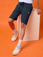 Technosport Kids Shorts - BR26 - NAVY B