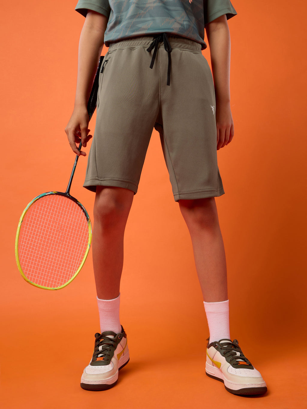 Technosport Kids Shorts - BR26 - SMOKEY OLIVE
