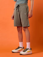 Technosport Kids Shorts - BR26 - SMOKEY OLIVE