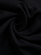 Technosport Crew Neck Tshirt (Honey Comb Fabric) - OR10B - BLACK