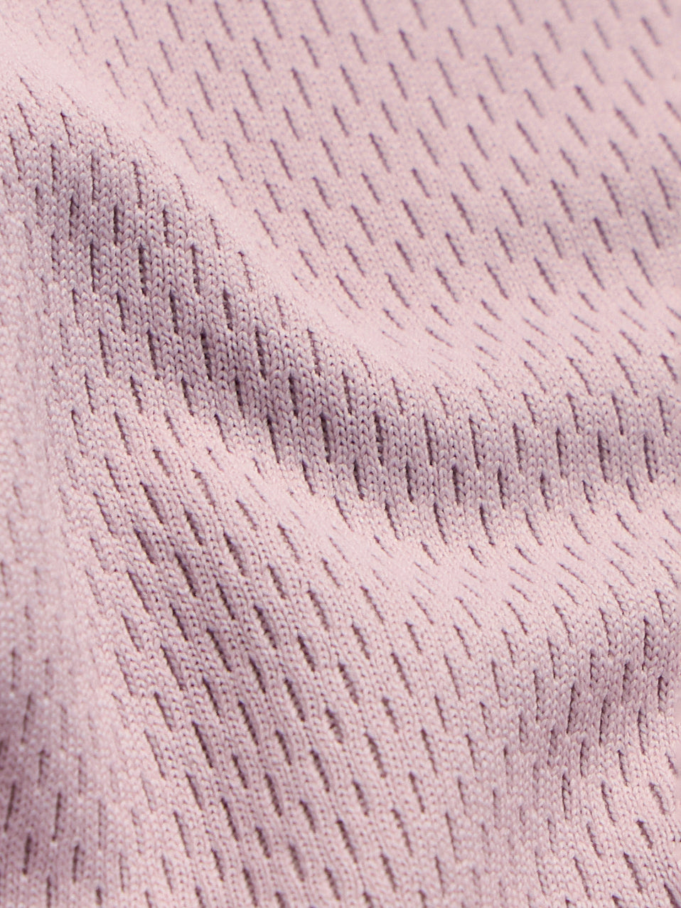 Technosport Crew Neck Tshirt (Honey Comb Fabric) - OR10 - DUSTY PINK